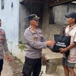 Peduli Korban Kebakaran, Polsek Tumpang Salurkan Bantuan Sembako