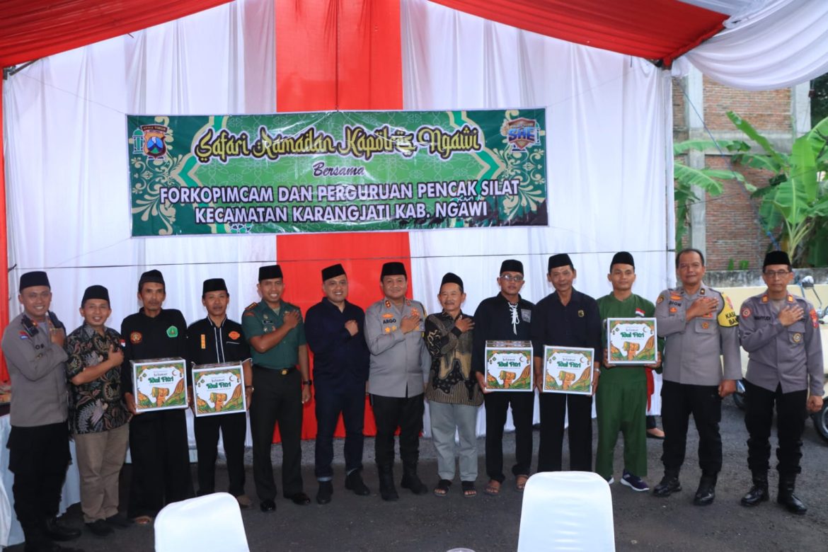 Polres Ngawi Buka Puasa Bersama Perguruan Pencak Silat