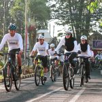 Kapolres Malang Gelar Gowes Bareng Jurnalis untuk Sambut Hari Bhayangkara ke-78