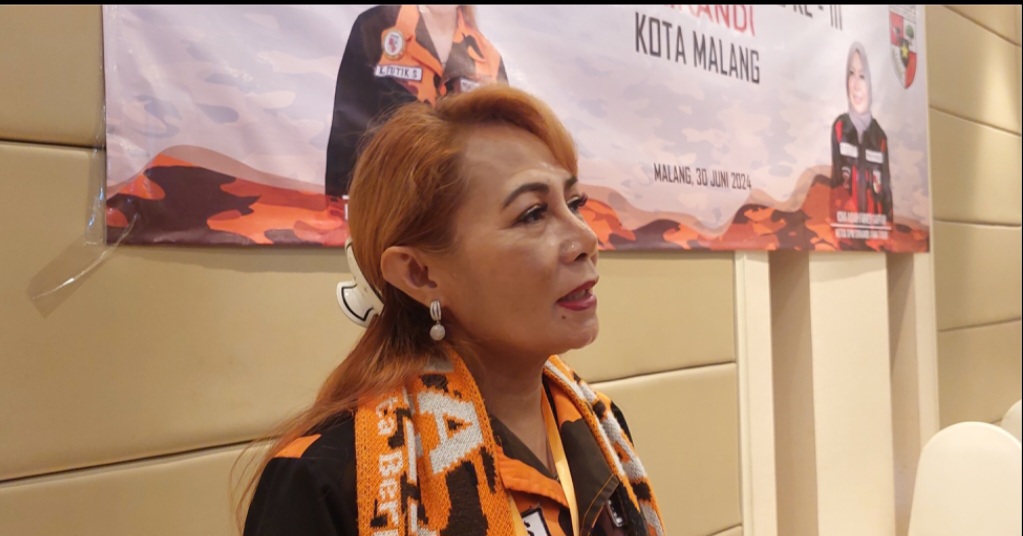 Ketua Koperasi Srikandi PP,  Kiky Tutik Sundari, Memimpin DPC Srikandi PP Kota Malang