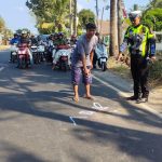 Unit Gakkum Polres Malang Tangani Laka Lantas di Jalan Ketawang Gondanglegi