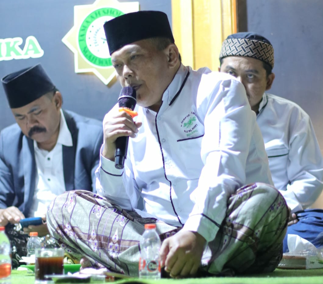 Kapolsek pagak Laksanakan Giat Rutinan Sholawat Ngaji Wal Ngopi Sabilul Huda di Desa Sumbermanjingkulon