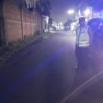 Bhabinkamtibmas Desa Dilem Gelar Blue Light Patroli rutin Strong Point