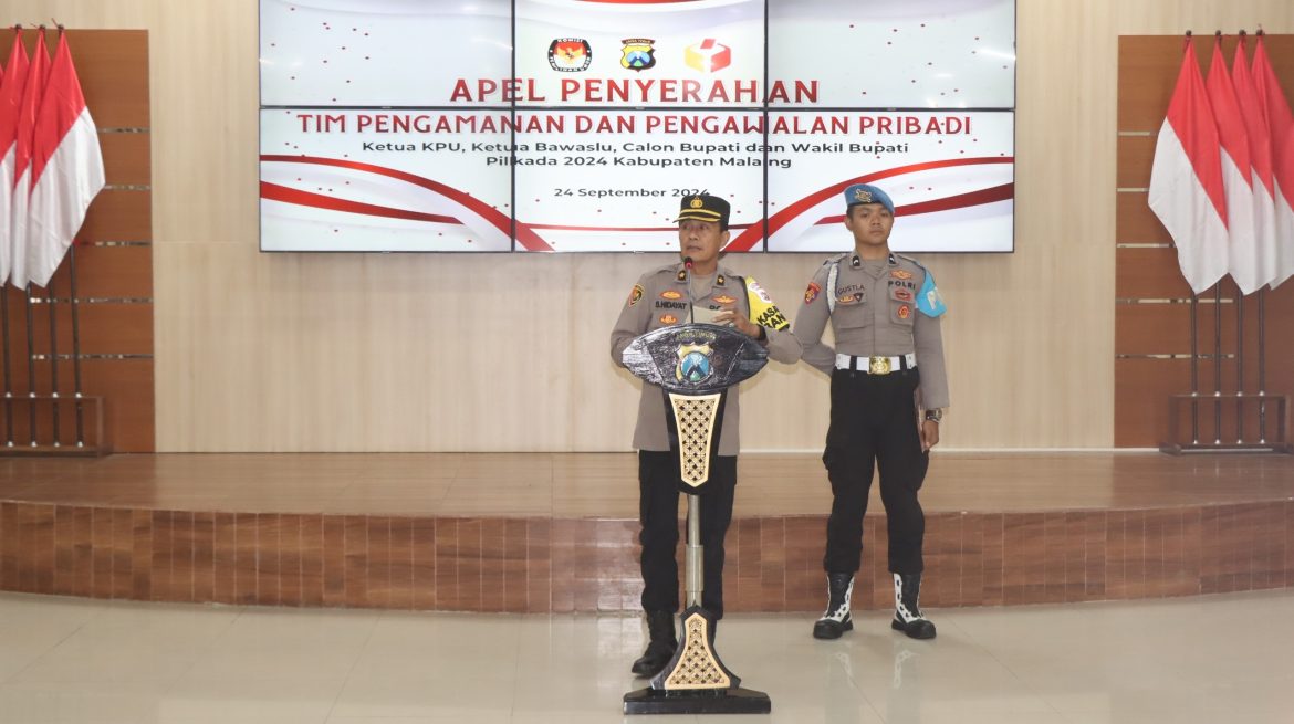Polres Malang Siapkan Personel Pengawalan untuk Penyelenggara dan Paslon Pilkada 2024