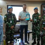 Staff Cimic Indobatt Fasilitasi Silaturahmi Strategis DCO Indobatt XXIII-R dengan LAF di Marjayoun