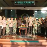 Rayakan HUT TNI ke-79, Polres Malang Sambangi Markas TNI