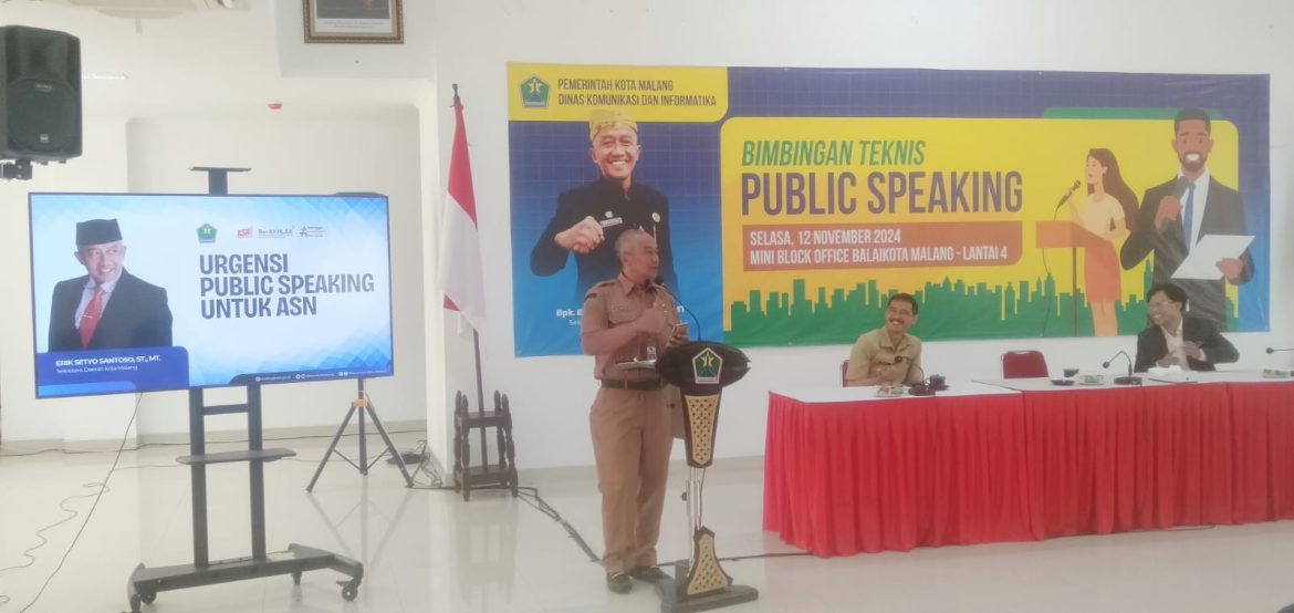Bimtek Public Speaking PNS dan KIM, Erik: Tolong Materi Bimtek ini Sebarkan ke Seluruh OPD