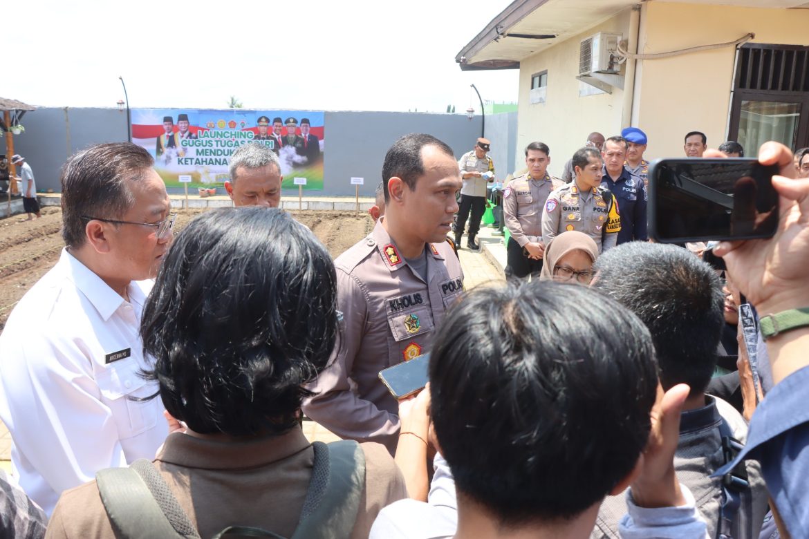 Polres Malang Dukung Ketahanan Pangan Nasional Melalui Pemanfaatan Lahan Produktif