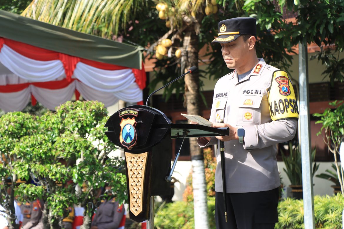 Polres Malang Gelar Apel Pasukan, Siap Laksanakan Operasi Lilin Semeru 2024
