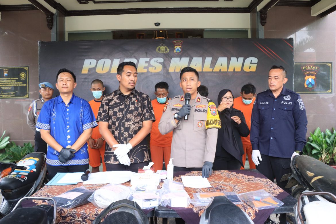 6 Kasus Curanmor Polres Malang Ungkap Selama Januari 2025, 7 Tersangka Diamankan