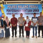 Dukung Pemulihan Ekonomi, Polres Malang Beri Modal Usaha bagi Keluarga Korban Kanjuruhan