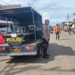 Polsek Donomulyo Sampaikan Pesan Kamtibmas Pada Masyarakat Kecamatan Donomulyo