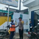 Anggota Polsek Domomulyo Polres Malang Patroli Ke ATM Bank Mandiri Desa Donomulyo