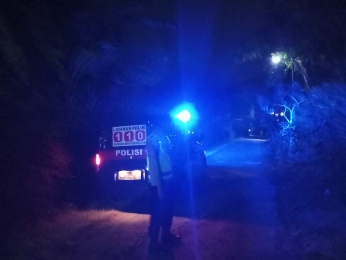 Polsek Donomulyo Lakukan Patroli Blue Light, Terjadinya Gangguan Kamtibmas Waktu Dini Hari