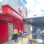 Anggota Polsek Domomulyo Polres Malang Patroli Ke ATM Bank Jatim Desa Donomulyo