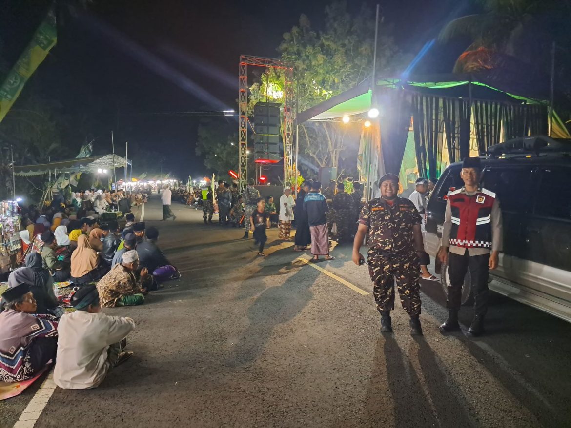 Polsek Donomulyo Laksanakan Pengamanan Pengajian Umum dalam Rangka Harlah NU ke-102