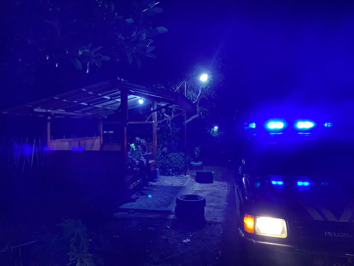 Polsek Donomulyo Laksanakan Patroli Blue Light di Malam Hari