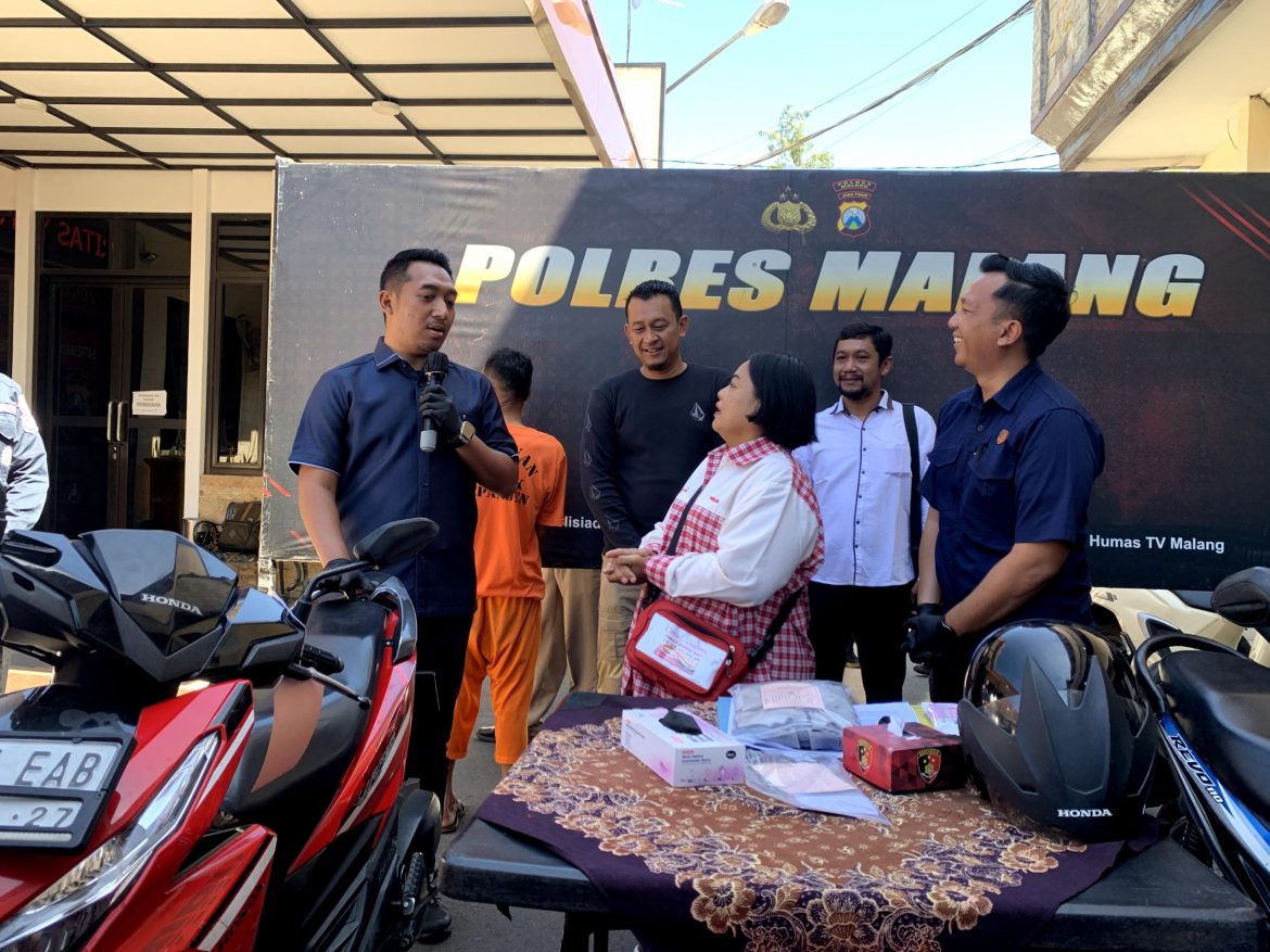 Motor Kurir Yakult yang Dicuri Akhirnya Ditemukan, Korban Ucapkan Terima Kasih ke Polisi
