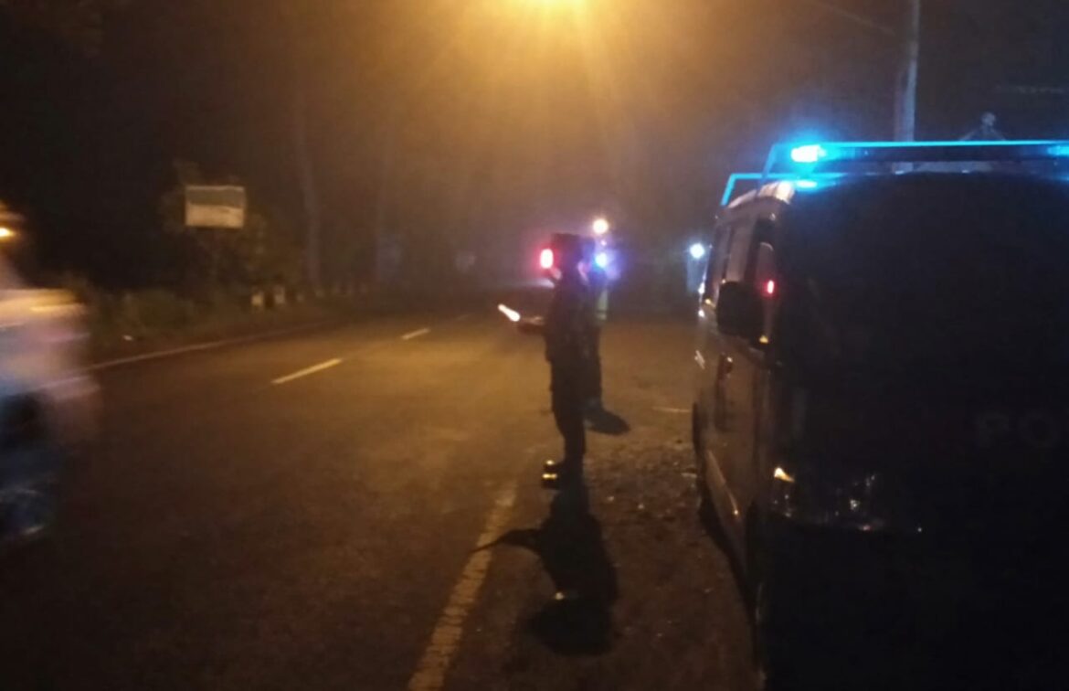 Polsek Gondanglegi Jaga Situasi Kamtibmas Melalui Kegiatan Patroli Malam