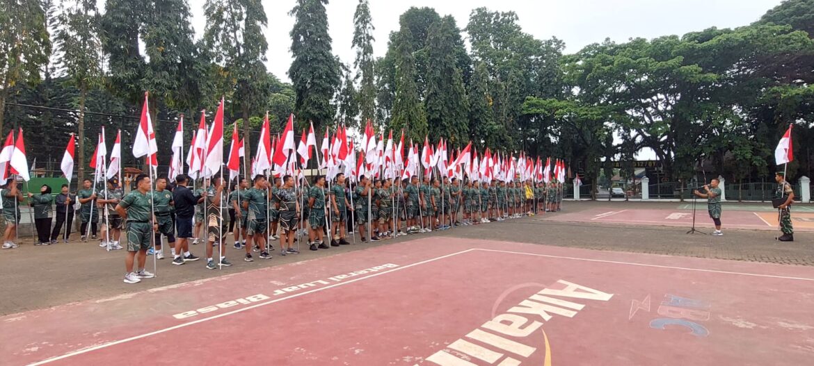 Rampal Bersiap Jadi Lautan Merah Putih! Korem 083/Baladhika Jaya Matangkan Persiapan HUT Ke-80 RI