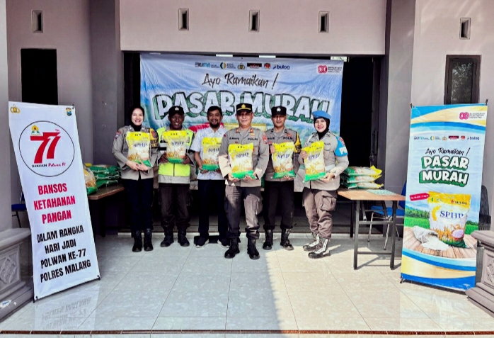 Polsek Tajinan Laksanakan Kegiatan Pasar Murah 2 Ton Beras, Antusias Masyarakat Di Luar Dugaan