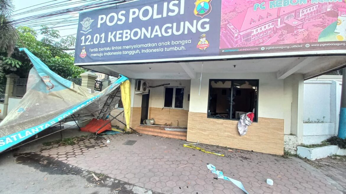 Belasan Pemuda Diamankan Usai Merusak di Pos Polisi di Kabupaten Malang