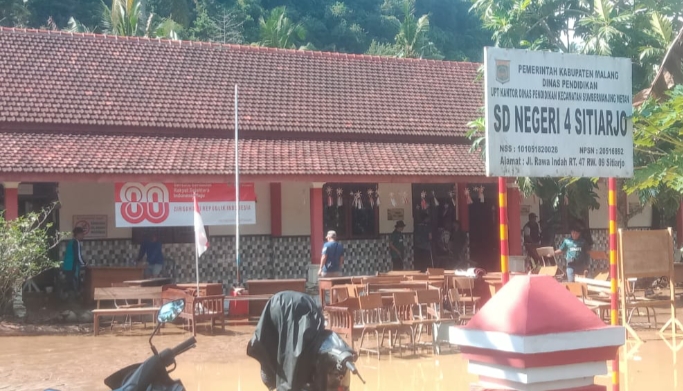 Banjir Sitiarjo, Lembaga dan Rumah Guru Terdampak, K3S, Guru Agama dan PJOK Kerja Bakti