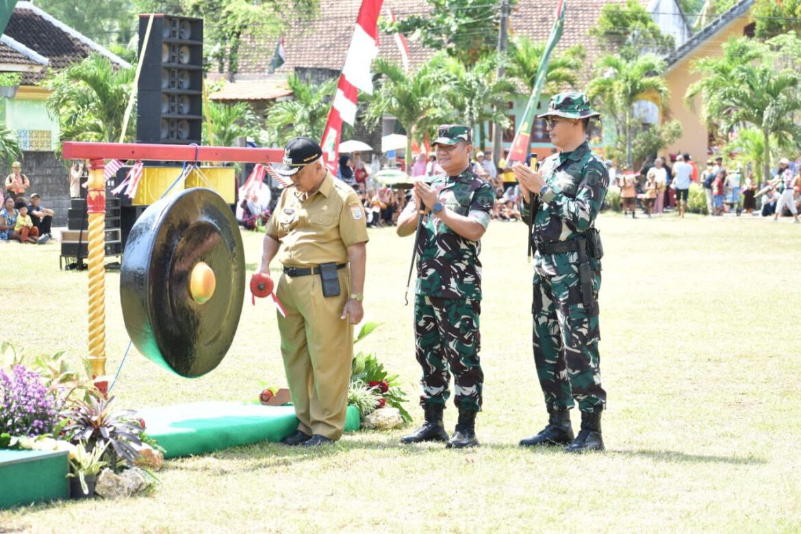 Bupati Malang Resmi Bula TMMD Ke-126 Kodim 0818/Malang-Batu di Desa Lebakharjo
