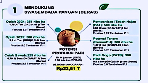 Swasembada Beras 2025: Senjata Baru Indonesia Guncang Peta Pangan Dunia Oleh: Randika Ermawan, S.Pt.