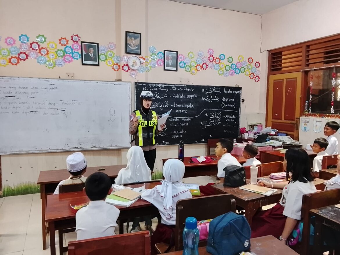 Satlantas Polres Malang Gencar Edukasi Sekolah Lewat Operasi Zebra Semeru