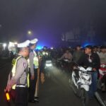 Operasi Zebra Semeru, Polres Malang Amankan 236 Motor saat Razia Balap Liar di Depan Kanjuruhan