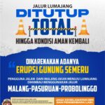 Erupsi Gunung Semeru, Polres Malang Tutup Jalur Ampelgading–Lumajang hingga Kondisi Aman