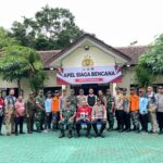 Antisipasi Bencana Hidrometeorologi, Muspika Gedangan Gelar Apel Siaga Bencana