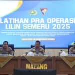 Jelang Operasi Lilin Semeru 2025, Polres Malang Gelar Latpraops Libatkan 258 Personel