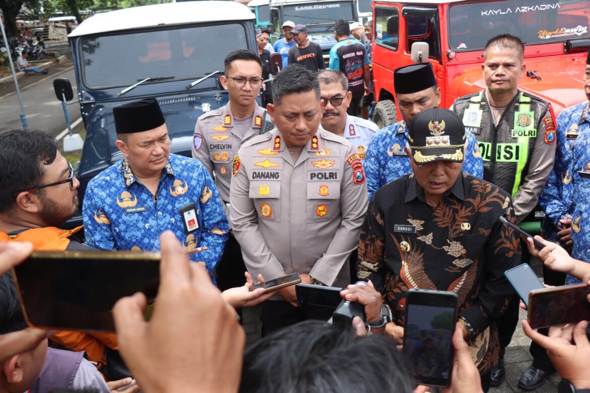 Polres Malang dan Pemkab Malang Gelar Ramp Check 400 Lebih Jeep Wisata Bromo