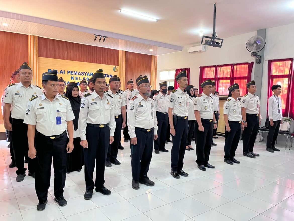 Perkuat Integritas dan Sinergi, Bapas Nusakambangan Ikuti Apel Bersama Daring