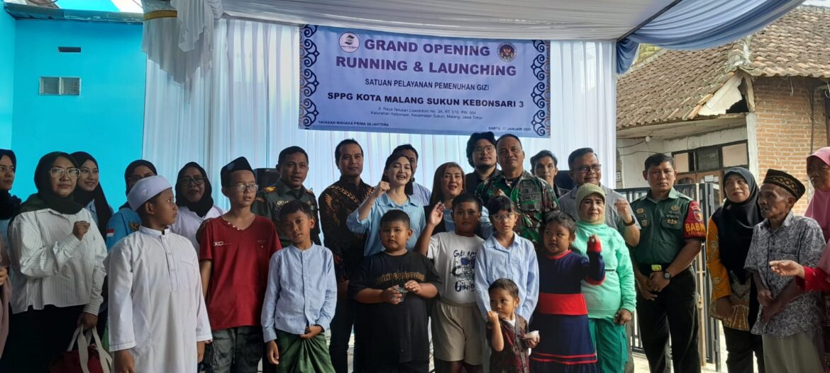 Grand Opening Running dan Launching Satuan Pelayanan Pemenuhan Gizi (SPPG) Kota Malang Kecamatan Sukun Kelurahan Kebonsari 3