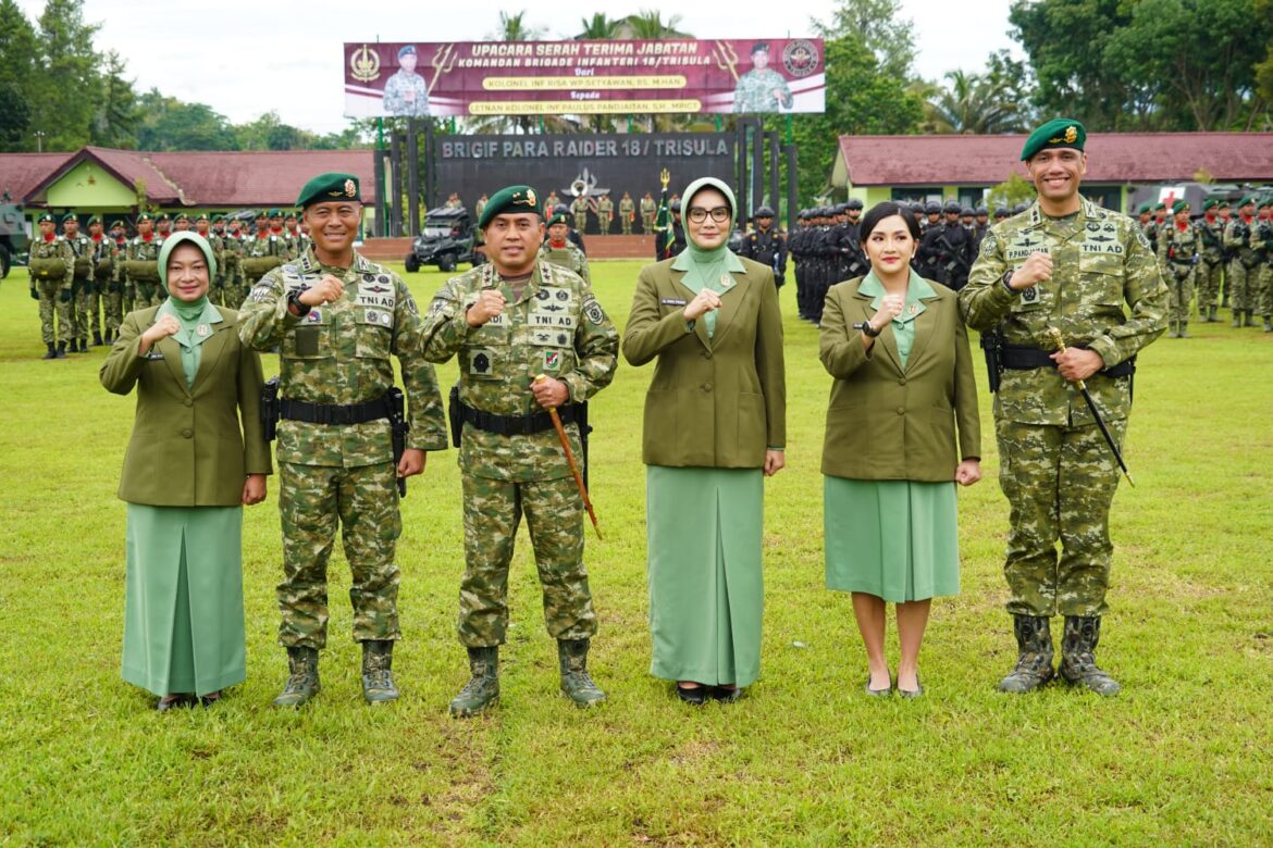 Pangdivif 2 Kostrad Pimpin Sertijab Danbrigif 18/Trisula