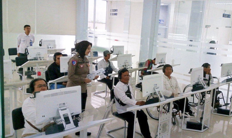 Satpas Prototype Polres Malang Wujudkan SIM D Penyandang Disabilitas