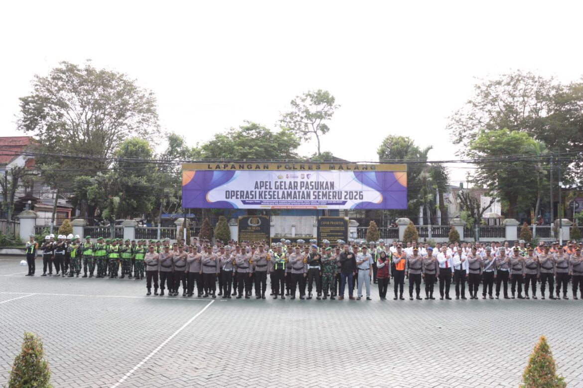 Tekan Angka Laka Lantas, Polres Malang Resmi Gelar Operasi Keselamatan 2026