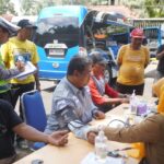 Ramp Check dan Tes Urine, Satlantas Polres Malang Pastikan Angkutan Umum Laik Jalan