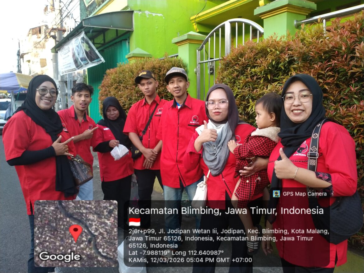 Ranting dan Anàk Ranting PDIP Kelurahan Jodipan Buka Bersama dan Bagi Takjil