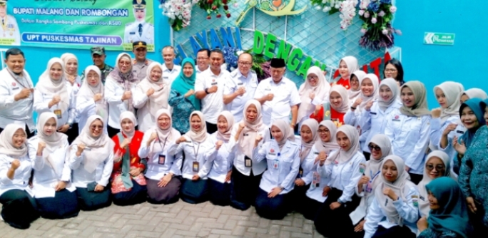Kunjungi Puskesmas Tajinan, Bupati Malang Apresiasi Pelayanan Sudah Semakin Baik