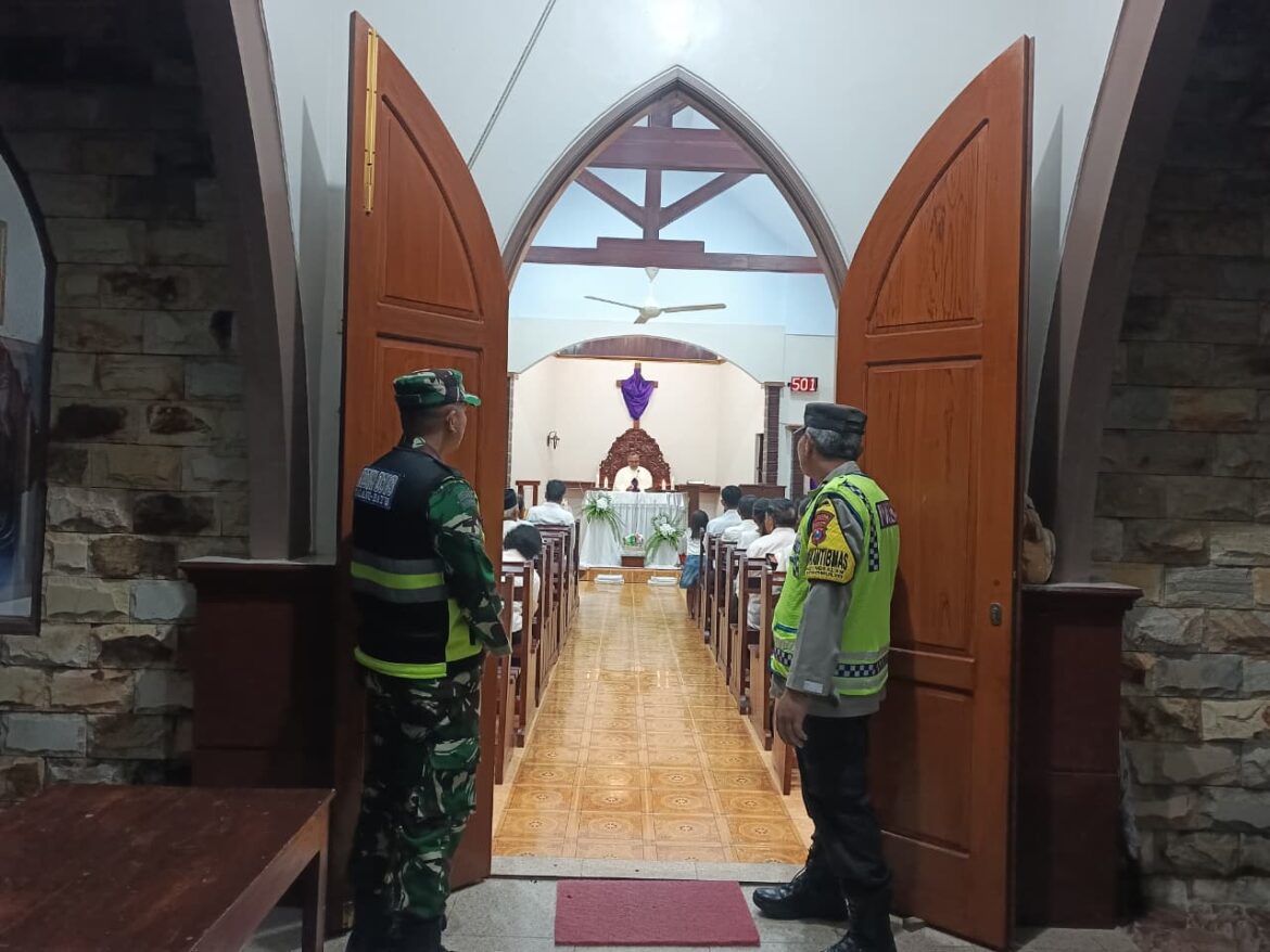 Polres Malang Siagakan Ratusan Personel, Pastikan Ibadah Paskah Berjalan Aman