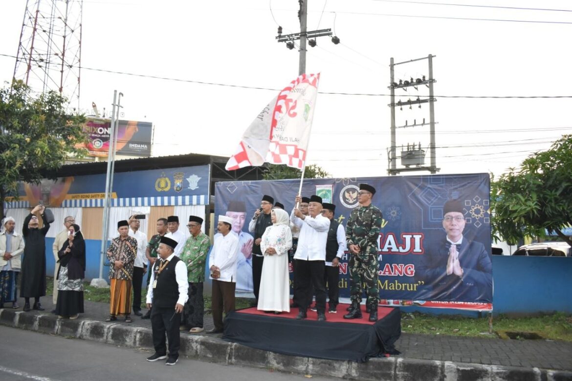 Dandim 0818/Malang-Batu Hadiri Kegiatan Pemberangkatan Calon Jama’ah Haji di Singosari